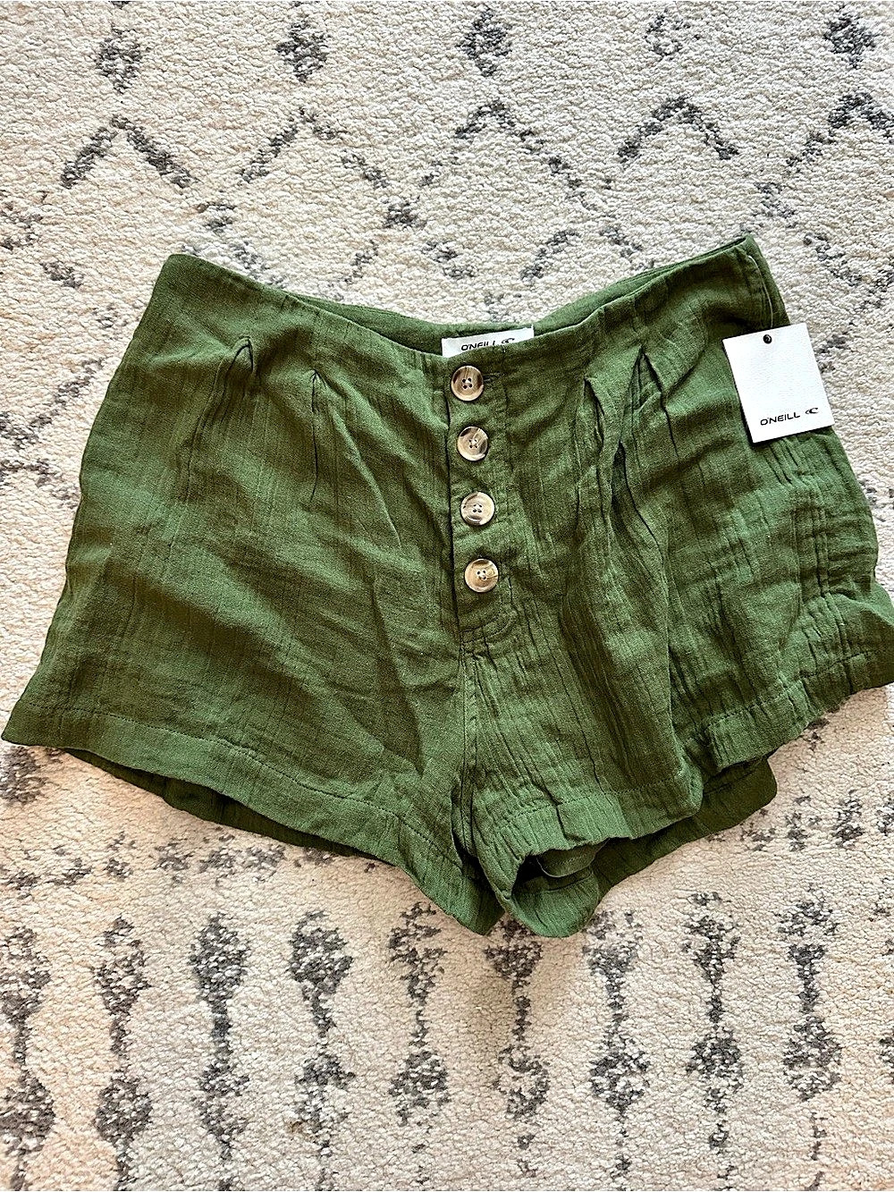 NEW O'Neill Henley Shorts Green Shorts Size 30